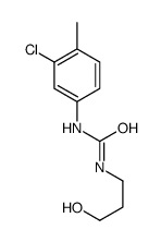 1-(3-chloro-4-methylphenyl)-3-(3-hydroxypropyl)urea结构式
