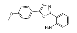 2-[5-(4-methoxyphenyl)-1,3,4-oxadiazol-2-yl]aniline Structure