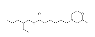 2-ethylhexyl 6-(2,6-dimethylmorpholin-4-yl)hexanoate Structure