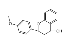 (2R,4R)-2-(4-methoxyphenyl)-3,4-dihydro-2H-chromen-4-ol Structure