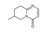 7-methyl-6,7,8,9-tetrahydropyrido[1,2-a]pyrimidin-4-one结构式