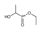 ethoxy-(1-hydroxyethyl)-oxophosphanium Structure