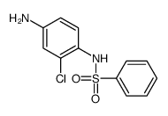 N-(4-amino-2-chlorophenyl)benzenesulfonamide Structure