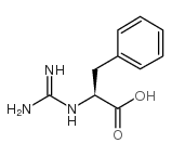 2-Guanidino-3-phenylpropanoic acid Structure