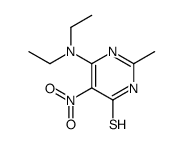 6-(diethylamino)-2-methyl-5-nitro-1H-pyrimidine-4-thione Structure