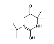 1-tert-butyl-3-(2-methyl-3-oxobutan-2-yl)urea结构式