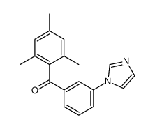 (3-imidazol-1-ylphenyl)-(2,4,6-trimethylphenyl)methanone结构式