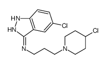 5-chloro-N-[3-(4-chloropiperidin-1-yl)propyl]-1H-indazol-3-amine结构式