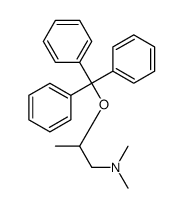 N,N-dimethyl-2-trityloxypropan-1-amine结构式