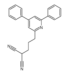 2-[3-(4,6-diphenylpyridin-2-yl)propyl]propanedinitrile Structure