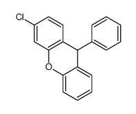 3-chloro-9-phenyl-9H-xanthene结构式