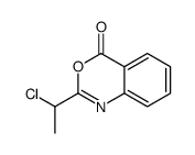 2-(1-chloroethyl)-3,1-benzoxazin-4-one结构式