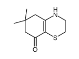 6,6-dimethyl-3,4,5,7-tetrahydro-2H-1,4-benzothiazin-8-one Structure