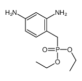 4-(diethoxyphosphorylmethyl)benzene-1,3-diamine结构式