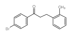 4'-BROMO-3-(2-METHYLPHENYL)PROPIOPHENONE结构式