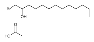 acetic acid,1-bromotridecan-2-ol Structure