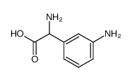 2-Amino-2-(3-aminophenyl)acetic acid Structure