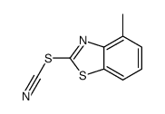 Thiocyanic acid, 4-methyl-2-benzothiazolyl ester (7CI) Structure