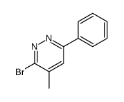 3-bromo-4-methyl-6-phenylpyridazine Structure