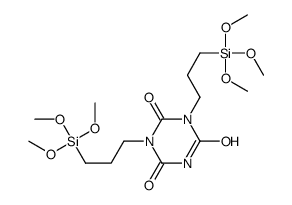 1,3-bis(3-trimethoxysilylpropyl)-1,3,5-triazinane-2,4,6-trione Structure