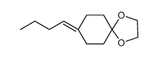 1,4-Dioxaspiro[4.5]decane, 8-butylidene Structure