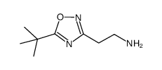 2-(5-tert-butyl-1,2,4-oxadiazol-3-yl)ethanamine结构式