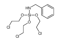 1-phenyl-N-[tris(2-chloroethoxy)silyl]methanamine结构式