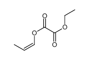 1-O-ethyl 2-O-prop-1-enyl oxalate Structure