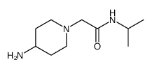 1-Piperidineacetamide, 4-amino-N-(1-methylethyl)结构式