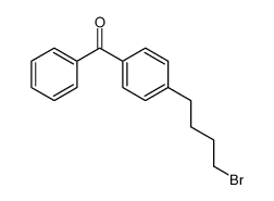 [4-(4-bromobutyl)phenyl]-phenylmethanone Structure