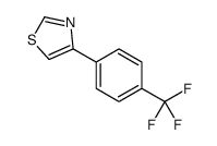 4-[4-三氟甲基苯基]噻唑结构式