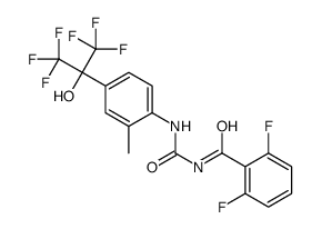 2,6-difluoro-N-[[[2-methyl-4-[2,2,2-trifluoro-1-hydroxy-1-(trifluoromethyl)ethyl]phenyl]amino]carbonyl]benzamide Structure