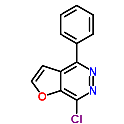 7-Chloro-4-phenylfuro[2,3-d]pyridazine结构式