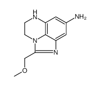 2-(methoxymethyl)-5,6-dihydro-4H-imidazo[1,5,4-de]quinoxalin-8-amine结构式