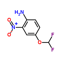 4-Difluoromethoxy-2-Nitro-Aniline Structure