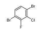 1,4-dibromo-2-chloro-3-fluorobenzene结构式