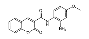 N-(2-amino-4-methoxyphenyl)-2-oxo-2H-chromene-3-carboxamide Structure