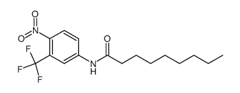 α.α.α-Trifluor-4'-nitro-m-nonanotoluidid结构式