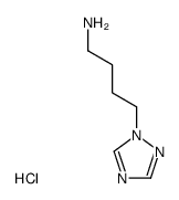 4-(1H-1,2,4-triazol-1-yl)butanamine dihydrochloride结构式