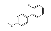 1-[(1E,3Z,5E)-6-chlorohexa-1,3,5-trienyl]-4-methoxybenzene结构式
