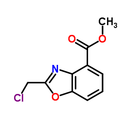 Methyl 2-(chloromethyl)-1,3-benzoxazole-4-carboxylate Structure