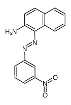 1-(3'-nitrobenzeneazo)-2-amino-naphthalene Structure