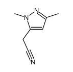 2-(1,3-DIMETHYL-1H-PYRAZOL-5-YL)ACETONITRILE Structure