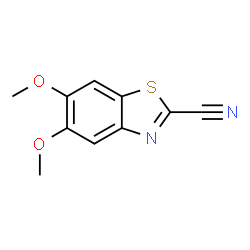 2-Benzothiazolecarbonitrile,5,6-dimethoxy-(9CI)结构式
