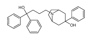 8-(4-hydroxy-4,4-diphenylbutyl)-3-phenyl-8-azabicyclo[3.2.1]octan-3-ol Structure
