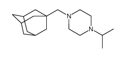 1-(1-adamantylmethyl)-4-propan-2-ylpiperazine结构式