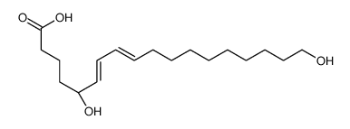 (5S,6E,8Z)-5,18-Dihydroxy-6,8-octadecadienoic Acid Structure