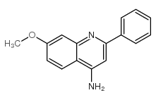 4-Amino-7-methoxy-2-phenylquinoline structure