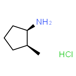 (1R,2S)-2-甲基环戊胺盐酸盐结构式