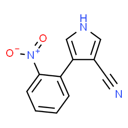 4-(2-Nitrophenyl)-1H-pyrrole-3-carbonitrile structure